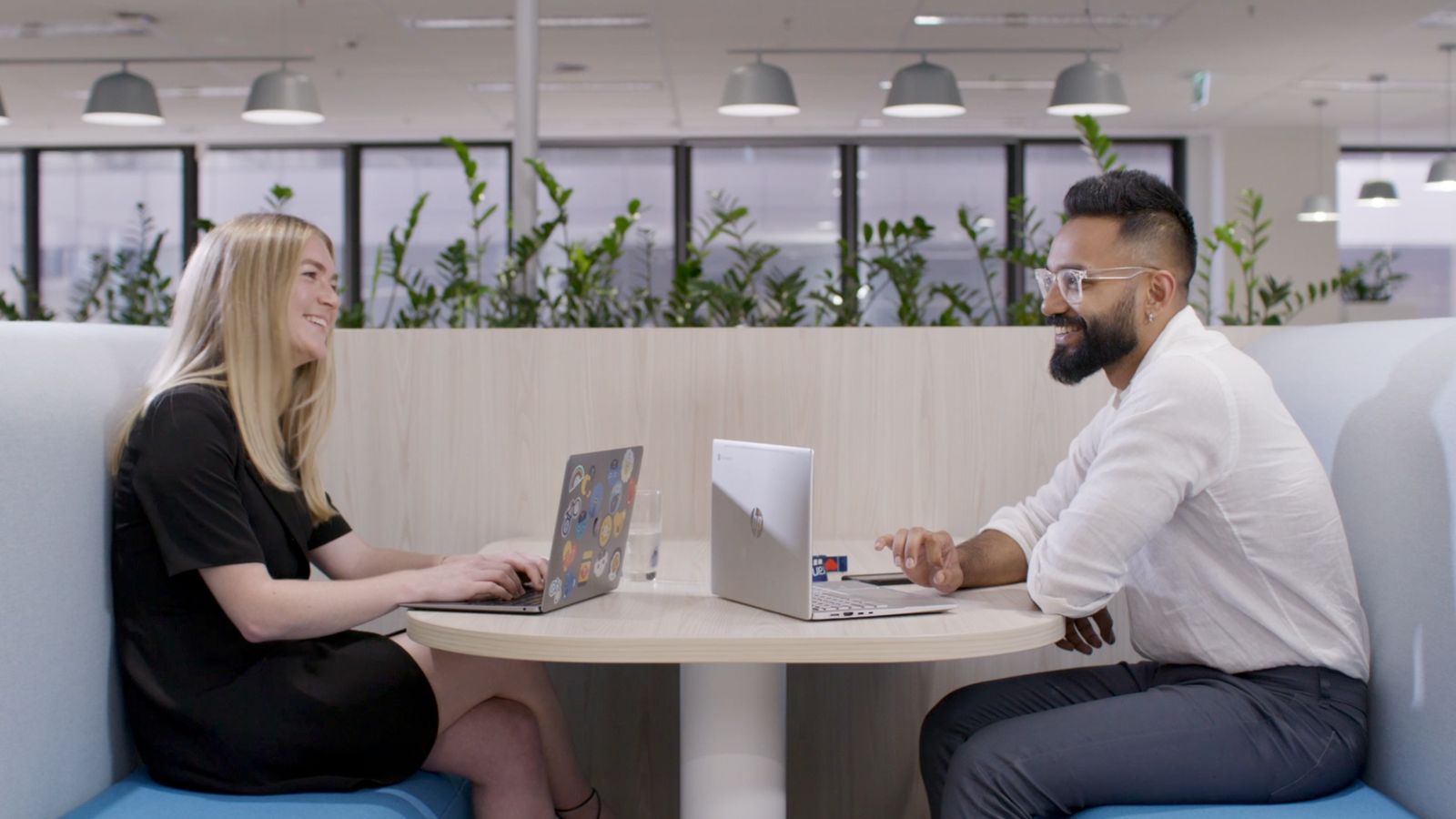 Video still from our Randstad project